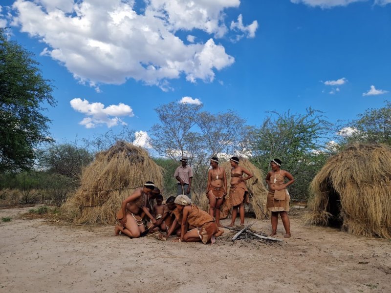 peoples in kalahari