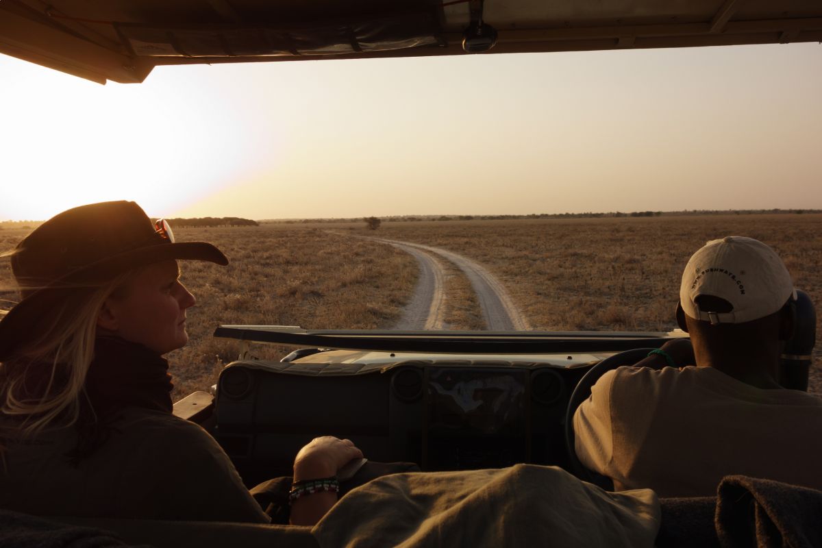 Ride in Central Kalahari