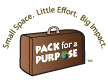Pack for a purpose suitcase